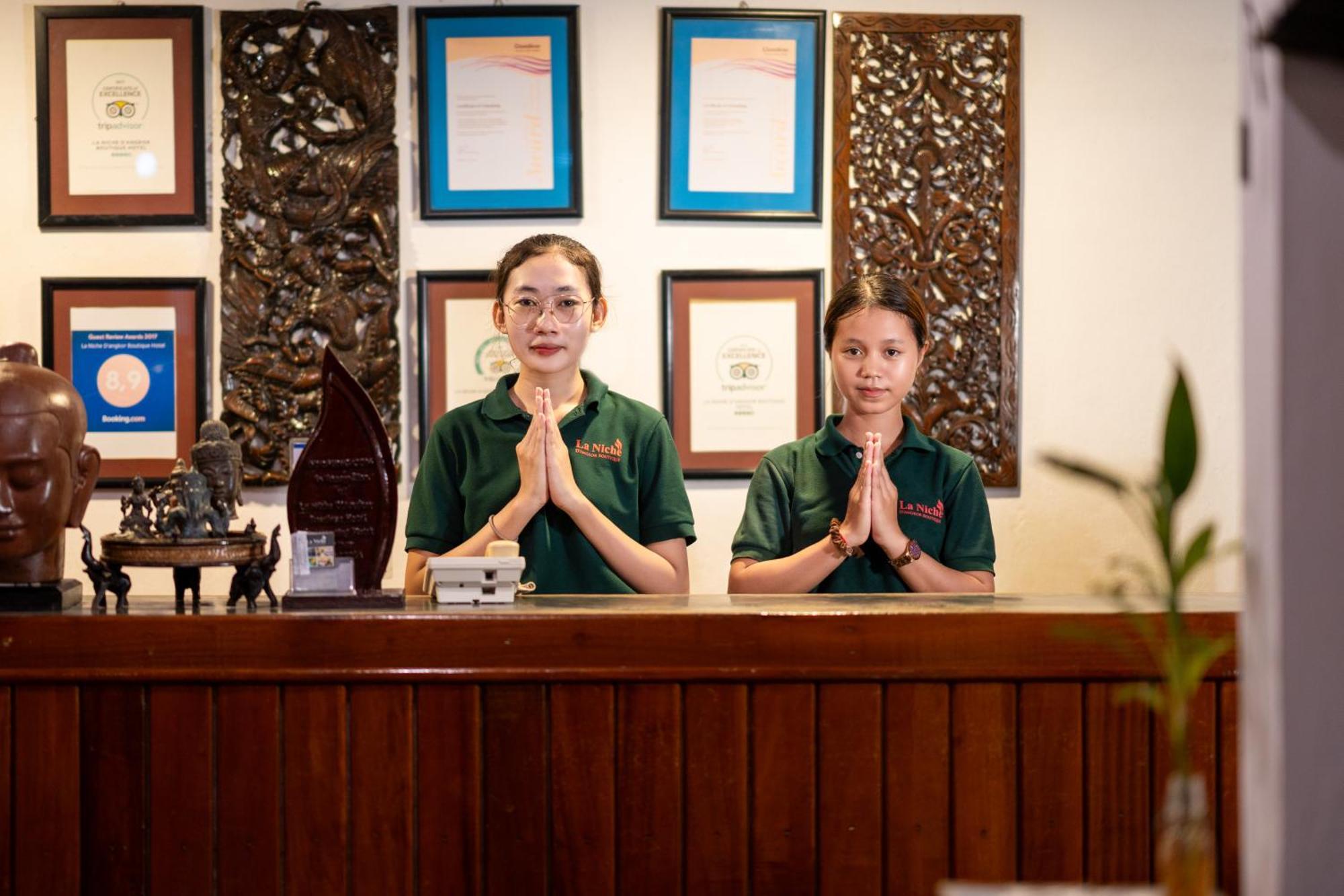 La Niche D'Angkor Boutique Hotel Siem Reap Exterior photo